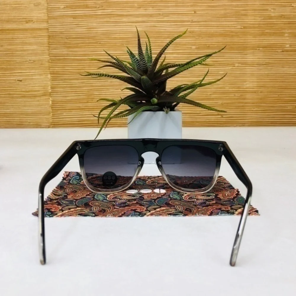 KOMONO Sunglasses Black Gray NEW